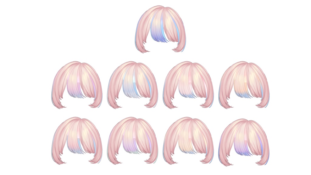 【フィユエ専用】グラデーション&メッシュの変更