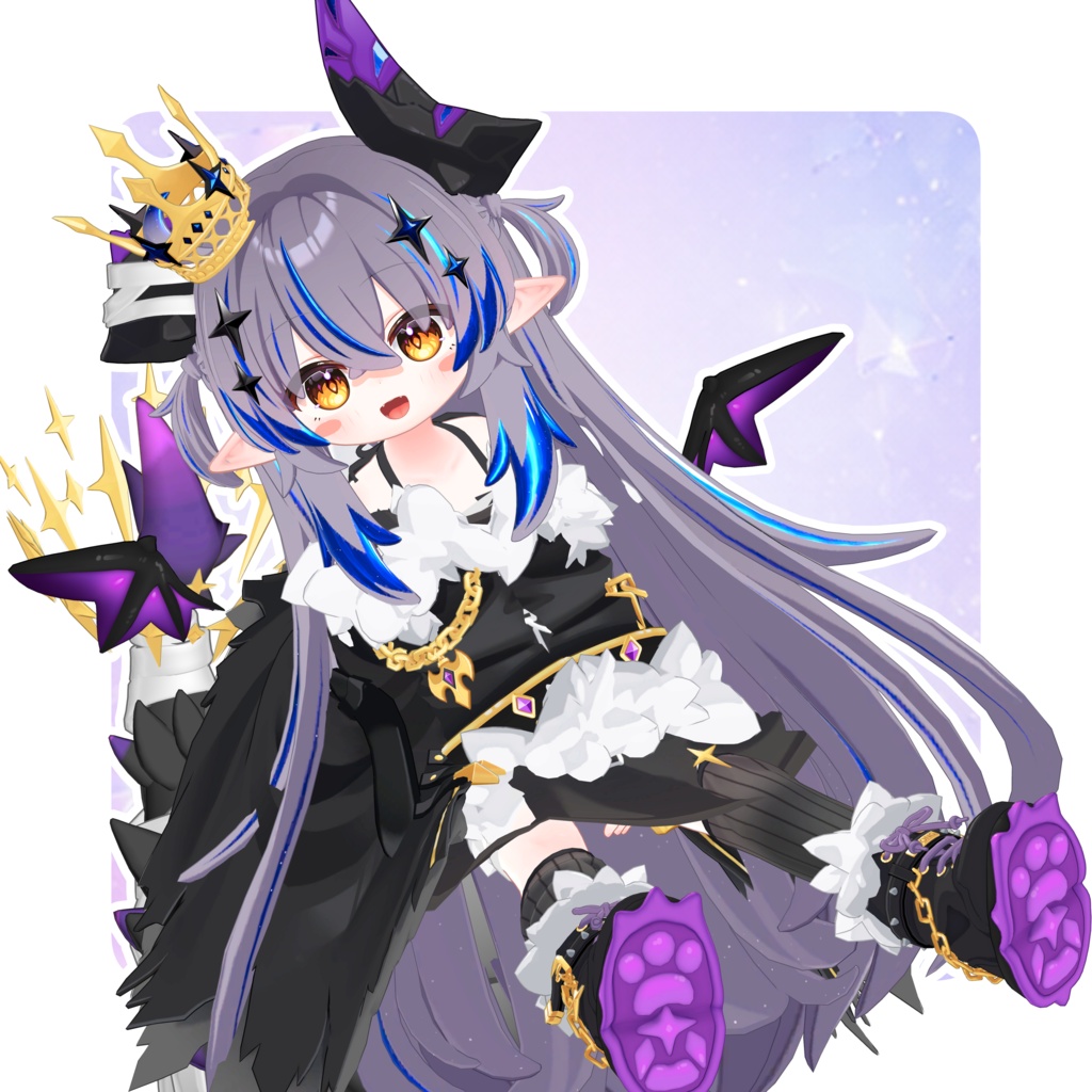 【邪竜メルヴィ専用】グラデーション&メッシュの変更