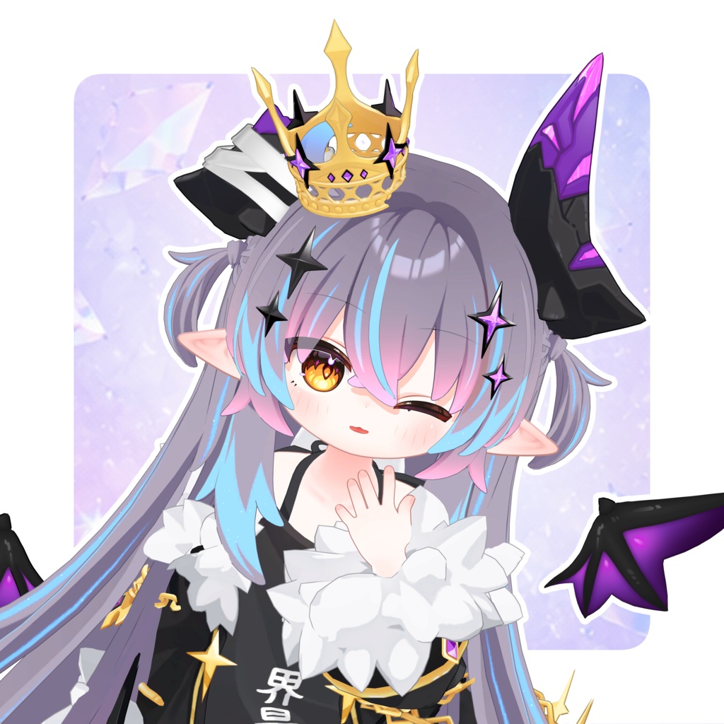 【邪竜メルヴィ専用】グラデーション&メッシュの変更
