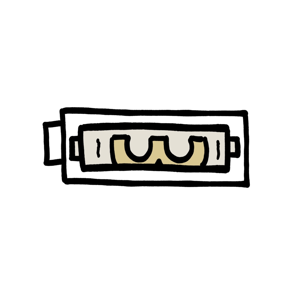 【無料!】えいえんのいのち風 電池シール【VRC向け】