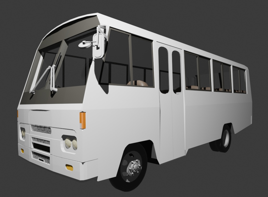 【3Dモデルのみ】DBR370 マイクロバス仕様・機動隊Ⅱ型仕様(更新停止)