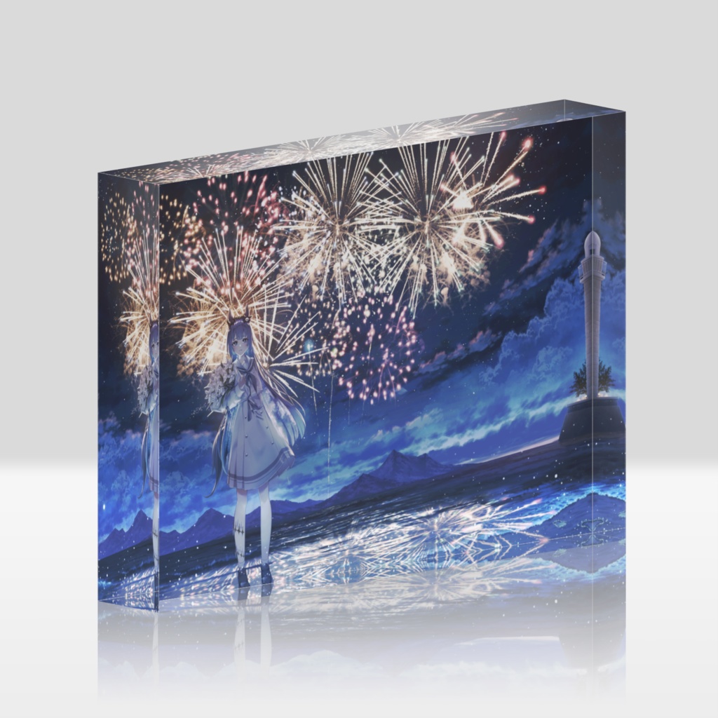 【限定販売】葬星むくろ2周年記念アクリルブロック 【記念グッズ】