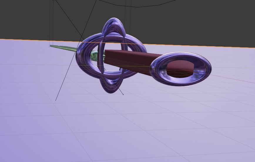 3D素材 剣/刀/西洋/ファンタジー/ソード blender/FBXファイル