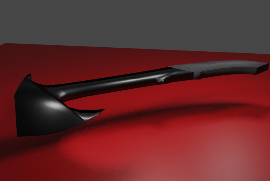 3D素材 斧/武器/戦士/アックス/Axe/切断 blender・FBXファイル