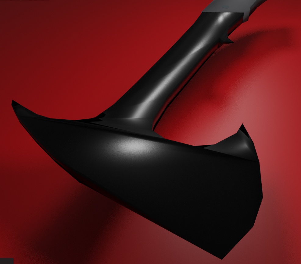 3D素材 斧/武器/戦士/アックス/Axe/切断 blender・FBXファイル