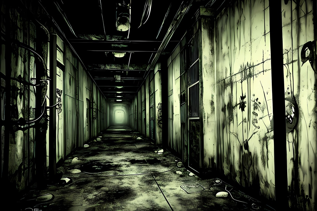 【素材75点】不気味なホラー背景素材パック(廃墟・荒廃した館)ゲーム・同人向け