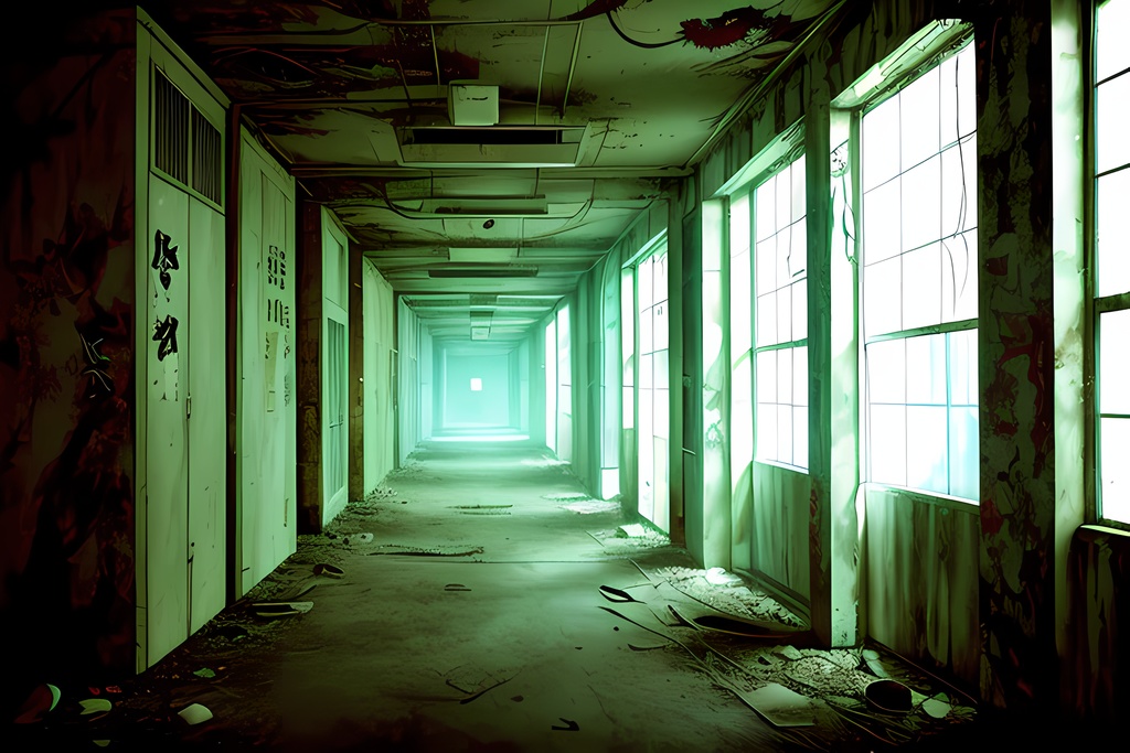 【素材75点】不気味なホラー背景素材パック(廃墟・荒廃した館)ゲーム・同人向け