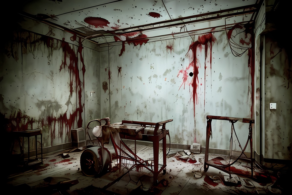 【素材75点】不気味なホラー背景素材パック(廃墟・荒廃した館)ゲーム・同人向け