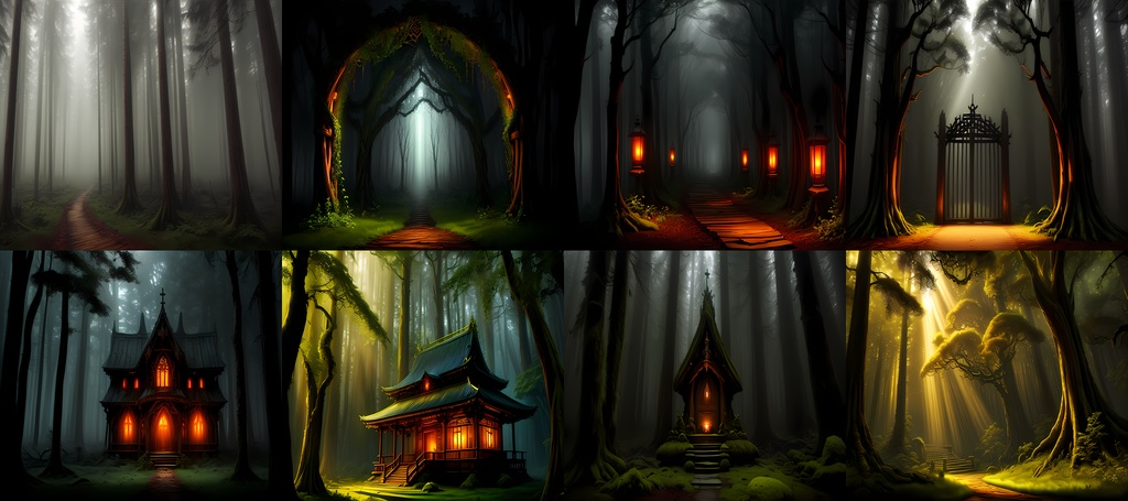 【素材83点】精霊の住まう森_同人ゲームTRPG用素材