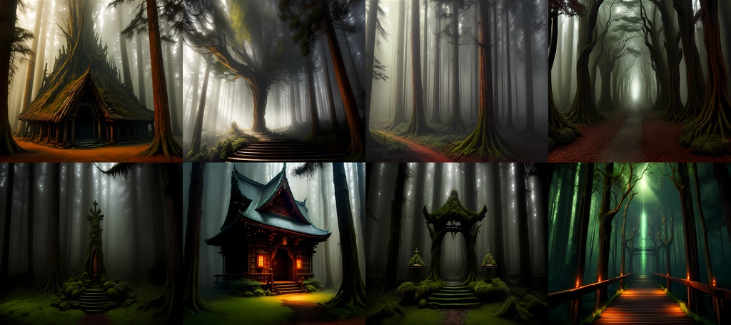 【素材83点】精霊の住まう森_同人ゲームTRPG用素材