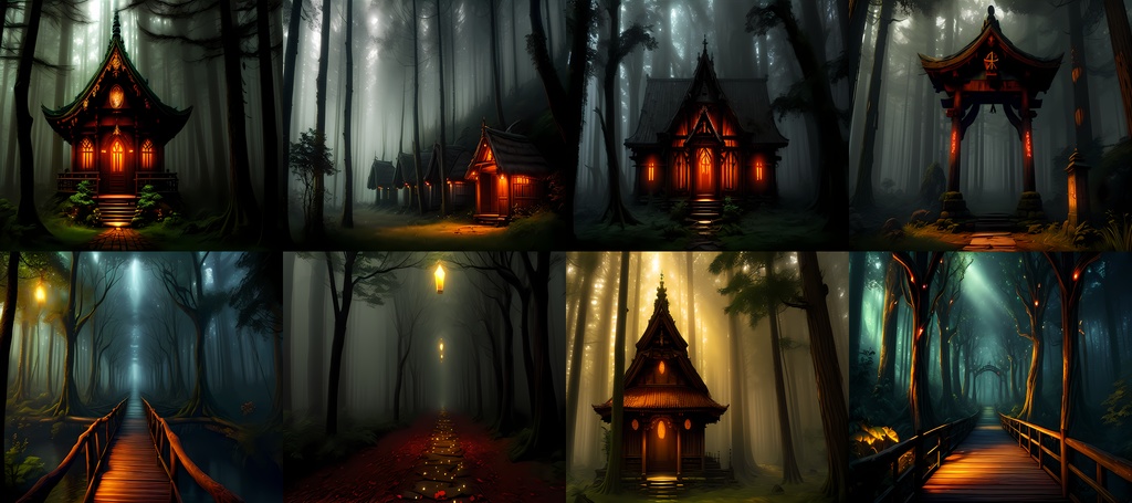 【素材83点】精霊の住まう森_同人ゲームTRPG用素材