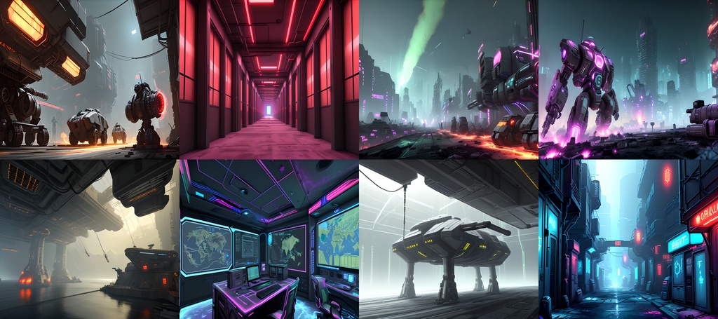 《素材98点》未来都市サイバーパンク_ゲーム用素材_SF素材