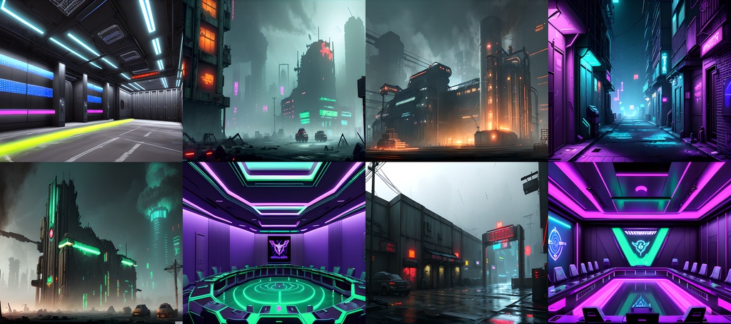 《素材98点》未来都市サイバーパンク_ゲーム用素材_SF素材