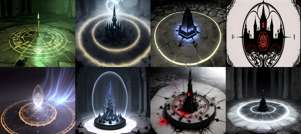 《素材81点》妖しき術の魔法陣_背景素材_ゲーム用素材_呪術