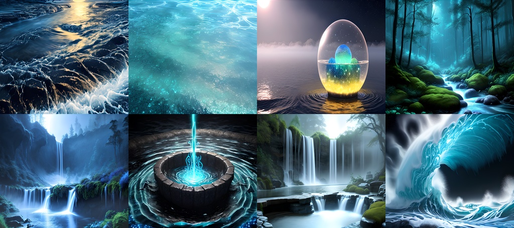 【素材41点】水の王国_ゲーム素材_ファンタジー_設定画