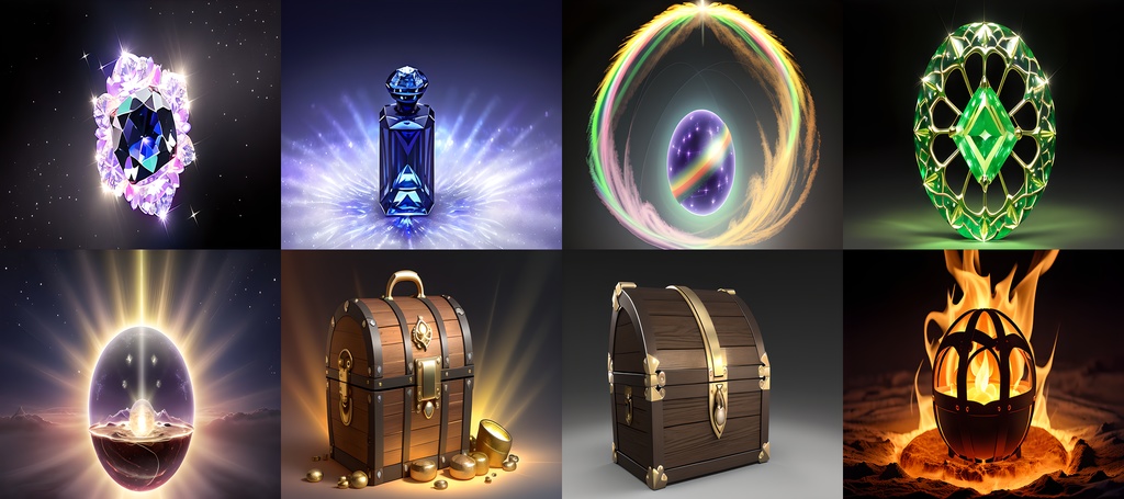 ≪アイテム素材43点≫ジェム_魔石_宝玉_課金用貨幣_ゲーム素材