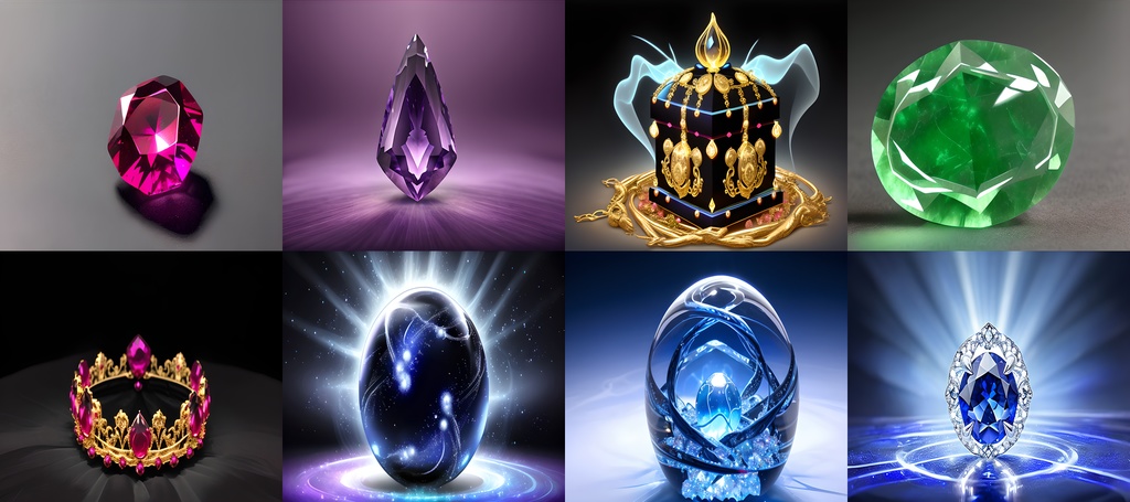 ≪アイテム素材43点≫ジェム_魔石_宝玉_課金用貨幣_ゲーム素材