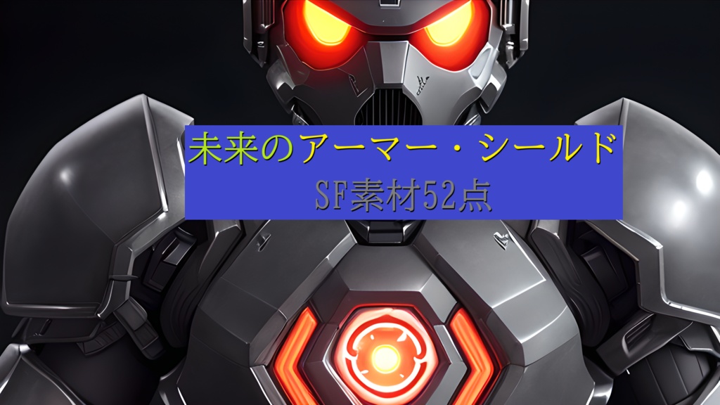 <アイテム素材52点>未来のアーマー・シールド_核戦争後の世界_未来戦争