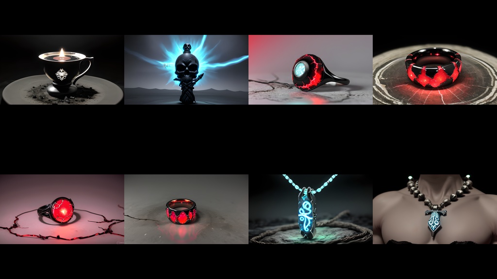 《素材71点》『呪物・黒魔術・呪われたアイテム』_ゲーム素材_画像素材