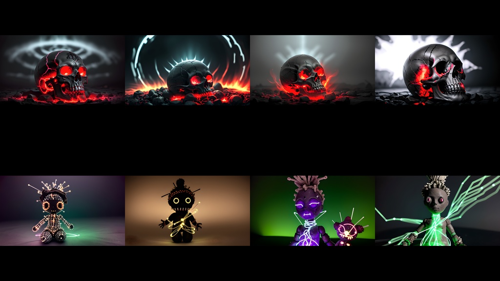 《素材71点》『呪物・黒魔術・呪われたアイテム』_ゲーム素材_画像素材