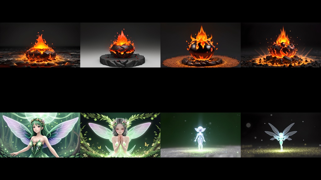 《素材67点》『妖精・マナ・不思議な力を与えるアイテム』_ゲーム素材_画像素材