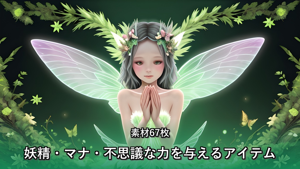 《素材67点》『妖精・マナ・不思議な力を与えるアイテム』_ゲーム素材_画像素材