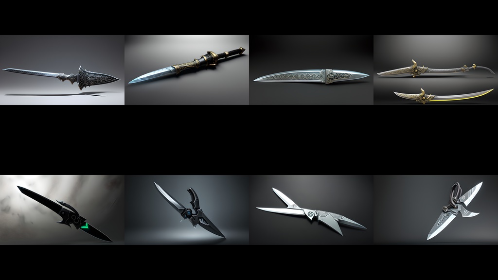 《素材57点》『架空の刀剣_斬撃武器アイテム』_ゲーム素材_画像素材