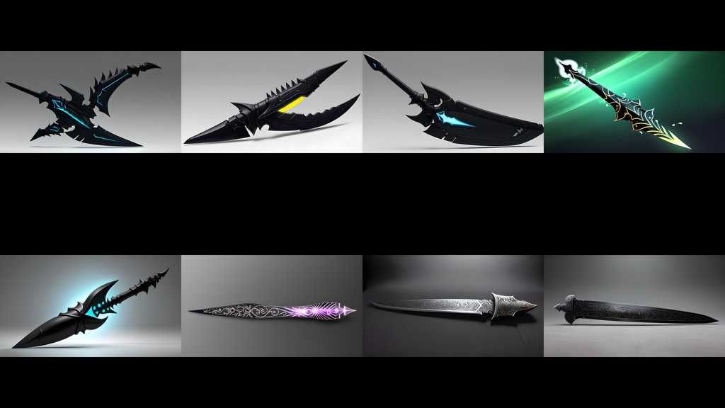 《素材57点》『架空の刀剣_斬撃武器アイテム』_ゲーム素材_画像素材