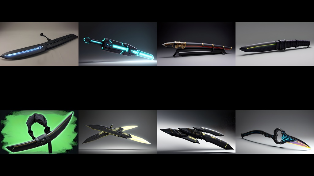 《素材57点》『架空の刀剣_斬撃武器アイテム』_ゲーム素材_画像素材