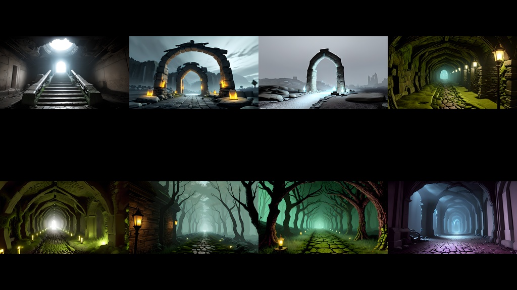 《大容量素材190点》『ダンジョンの深部・ボスの部屋』_ゲーム素材_画像素材