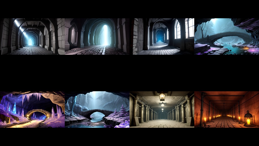 《大容量素材190点》『ダンジョンの深部・ボスの部屋』_ゲーム素材_画像素材