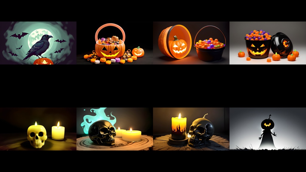 《素材45点》『ハロウィン・ナイトパーティー』_シーズンイベント用素材_画像素材