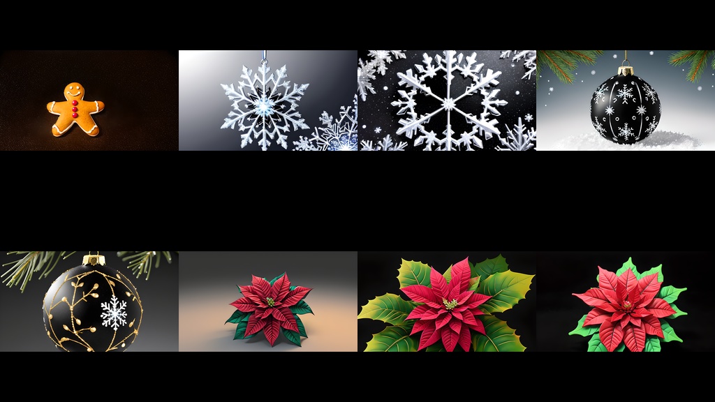 《素材32点》『クリスマスアイテムの素材』_イベント素材_画像素材