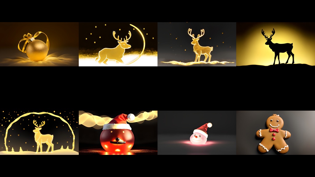 《素材32点》『クリスマスアイテムの素材』_イベント素材_画像素材