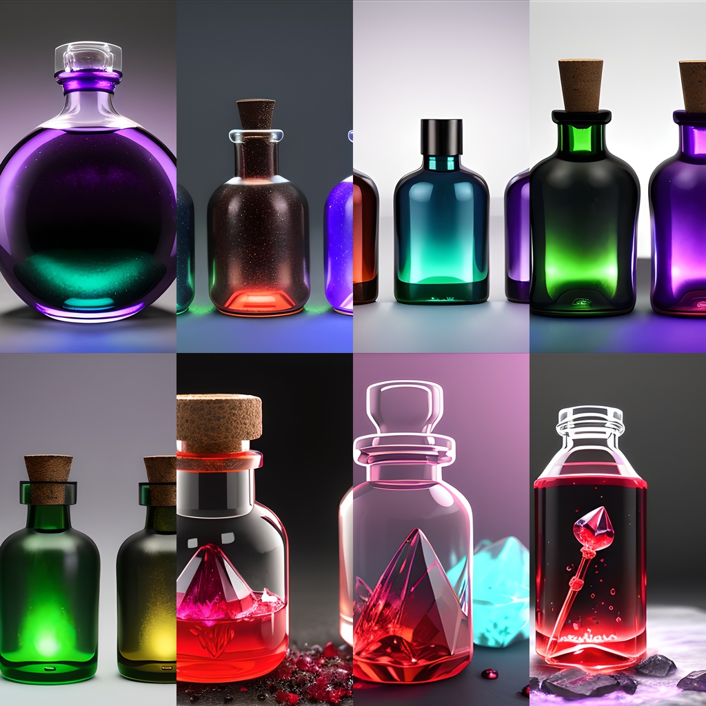 《素材63点》『魔力生み出すポーション』_ゲーム素材_画像素材