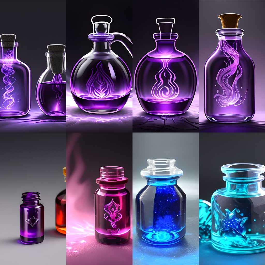 《素材63点》『魔力生み出すポーション』_ゲーム素材_画像素材