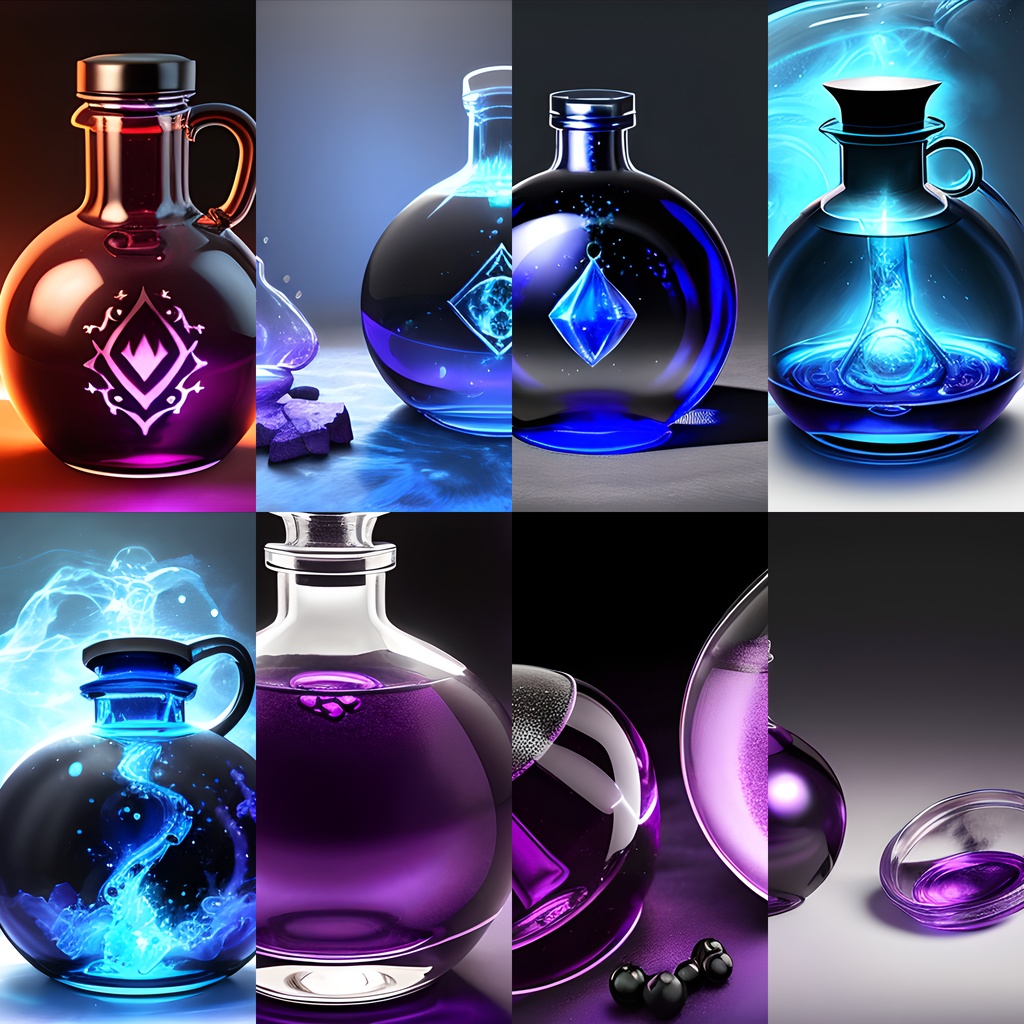 《素材63点》『魔力生み出すポーション』_ゲーム素材_画像素材