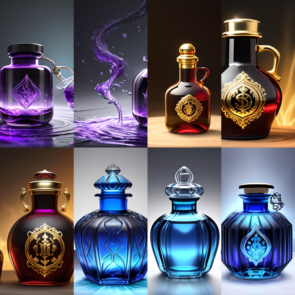 《素材63点》『魔力生み出すポーション』_ゲーム素材_画像素材