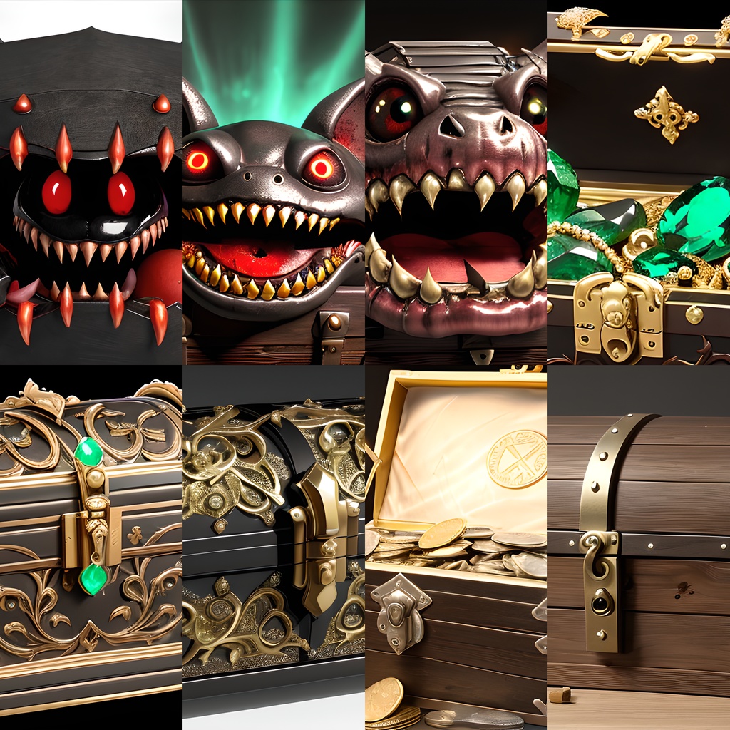 《素材41点》『宝箱Get!』_ゲーム素材_画像素材_アイテム素材