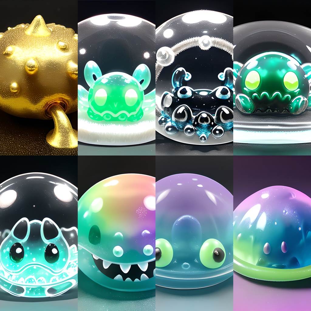 《素材82点》『雑魚モンスターLV1 スライム』_ゲーム素材_画像素材_敵モブ_同人ゲームTRPG用