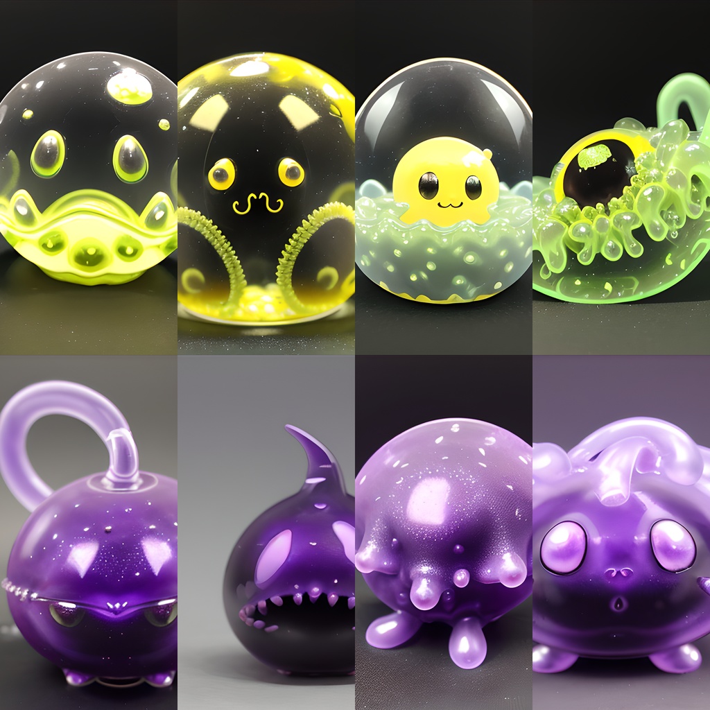 《素材82点》『雑魚モンスターLV1 スライム』_ゲーム素材_画像素材_敵モブ_同人ゲームTRPG用