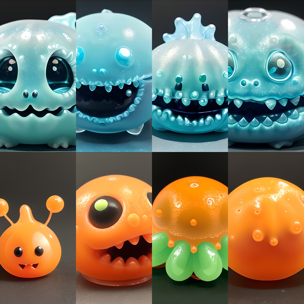 《素材82点》『雑魚モンスターLV1 スライム』_ゲーム素材_画像素材_敵モブ_同人ゲームTRPG用