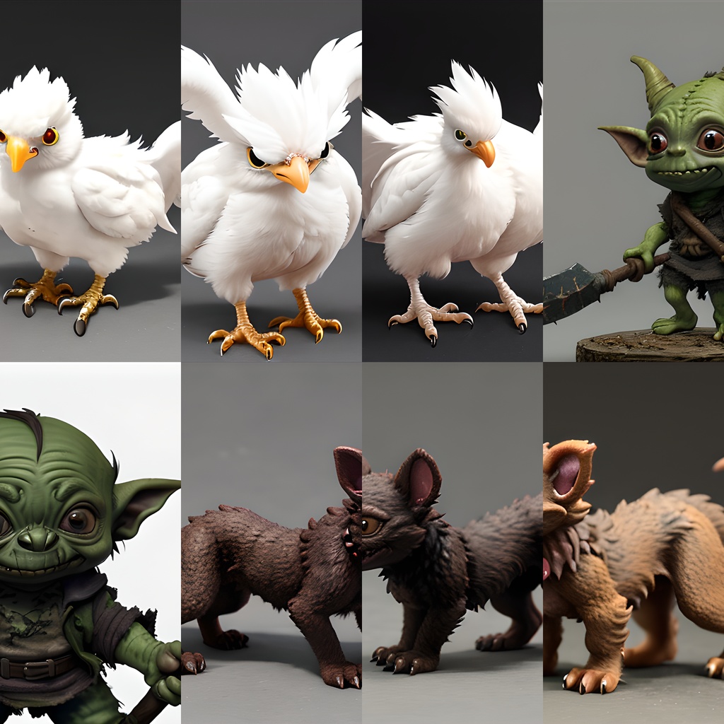 《素材48点》『雑魚モンスターLV2_獣』_ゲーム素材_画像素材