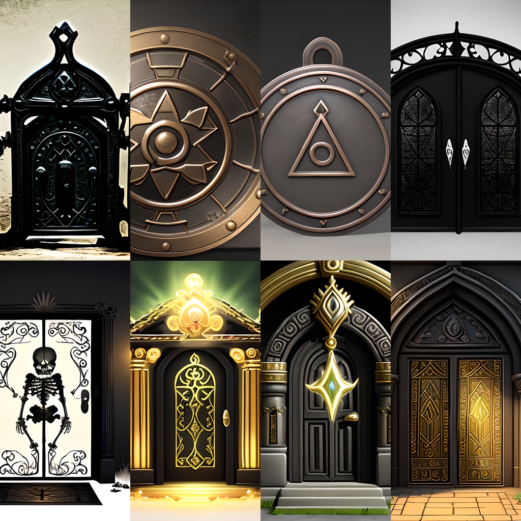 《素材40点》『いろんなドア_扉』_ゲーム素材_画像素材