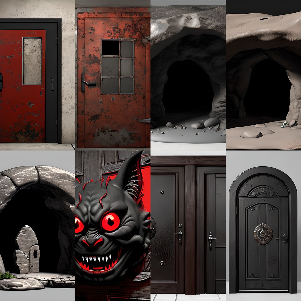 《素材40点》『いろんなドア_扉』_ゲーム素材_画像素材