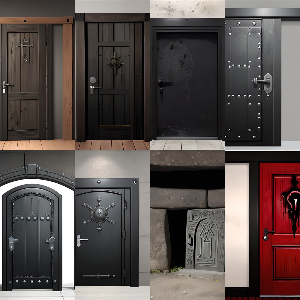 《素材40点》『いろんなドア_扉』_ゲーム素材_画像素材