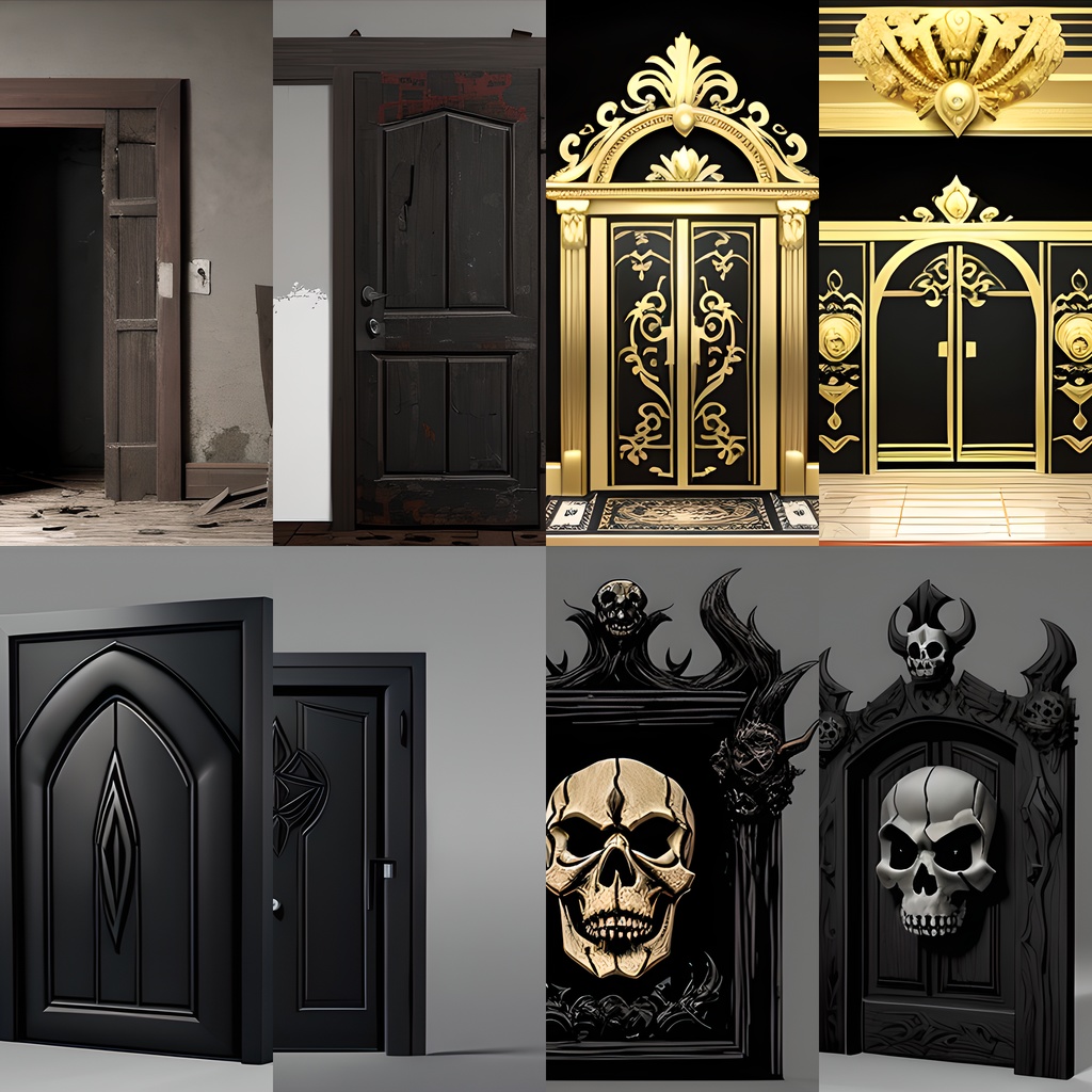 《素材40点》『いろんなドア_扉』_ゲーム素材_画像素材