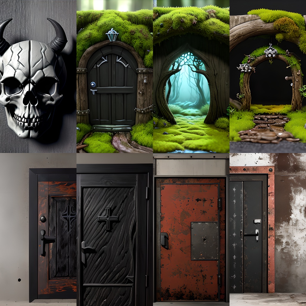 《素材40点》『いろんなドア_扉』_ゲーム素材_画像素材