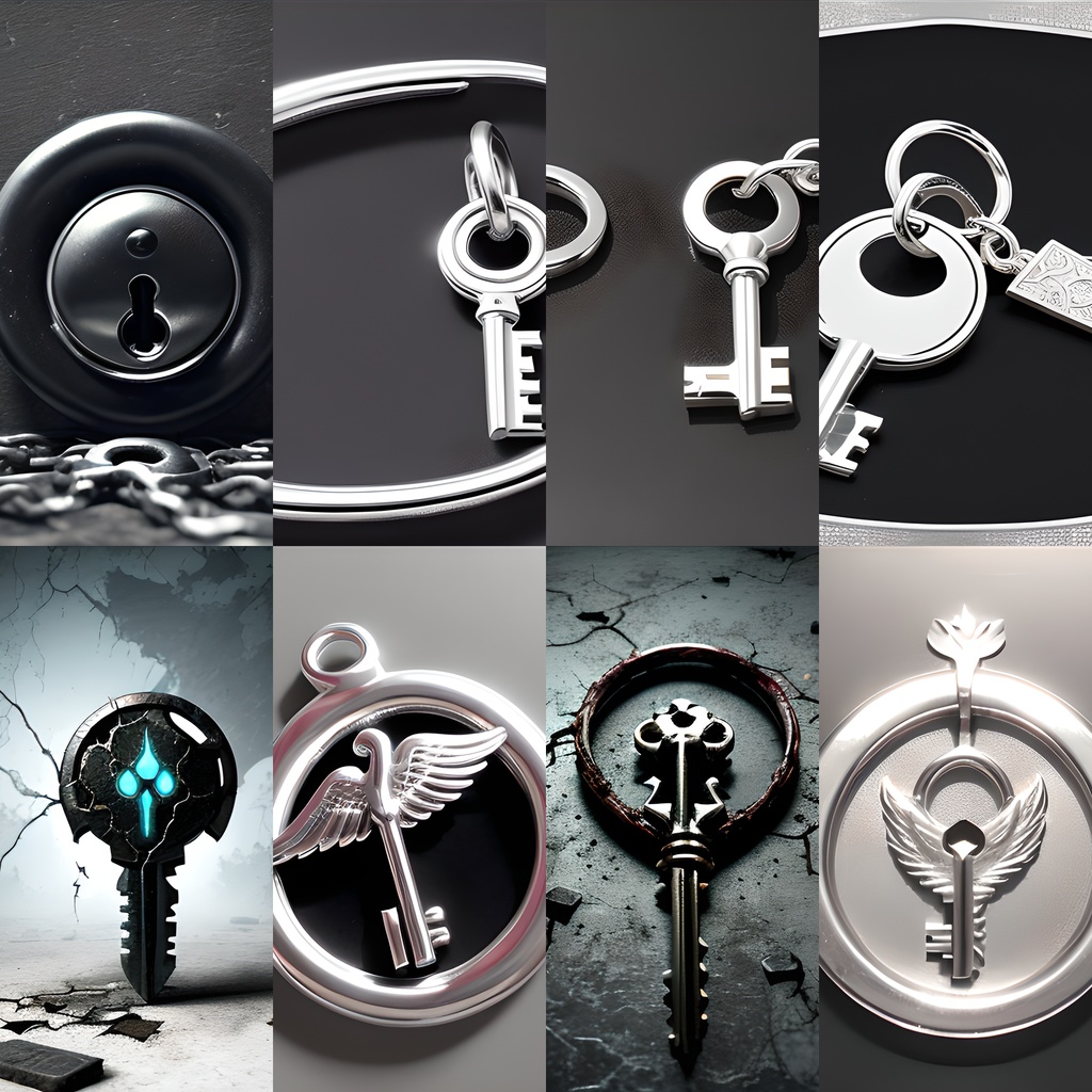 《素材33点》『秘密の鍵_キー_鍵穴』_ゲーム素材_画像素材