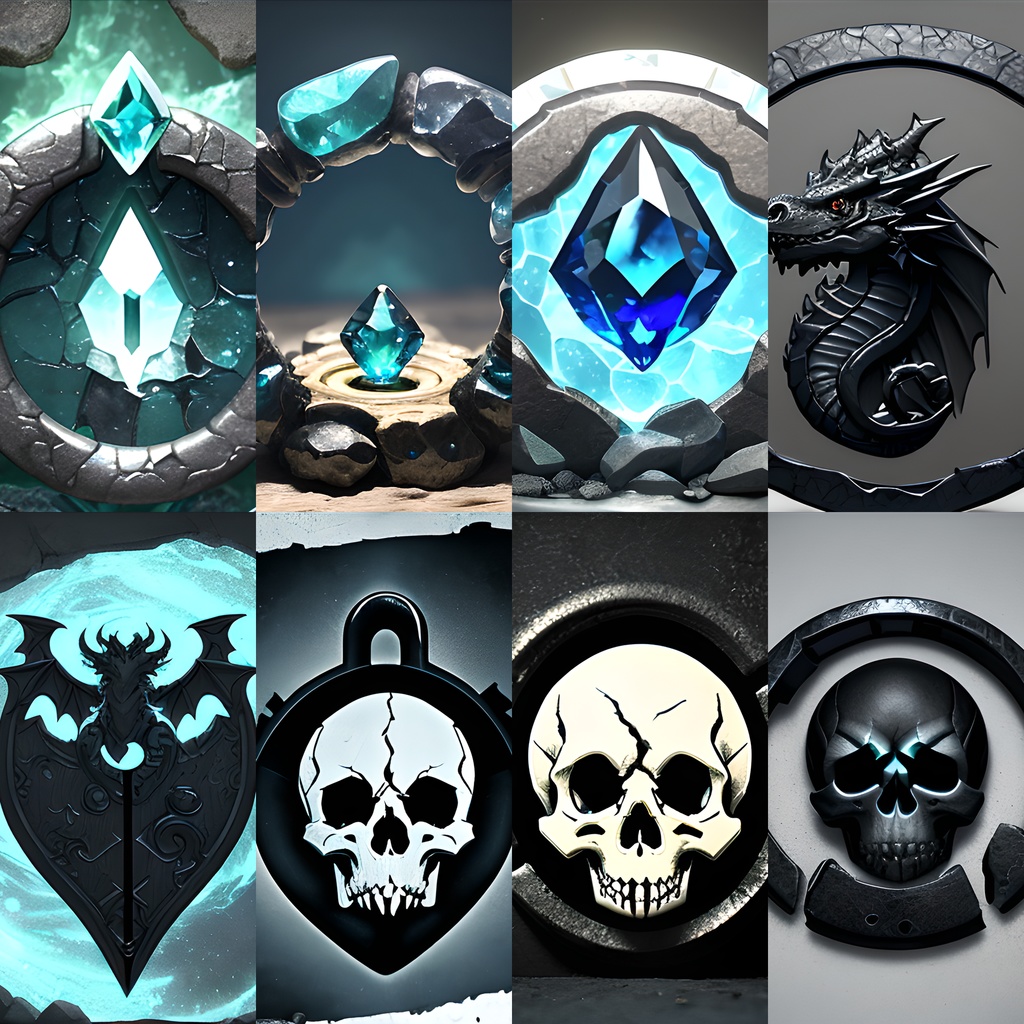 《素材43点》『架空のロゴ_紋章_シンボル』_ゲーム素材_画像素材_TRPG素材